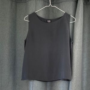 Eileen Fisher gray tank blouse